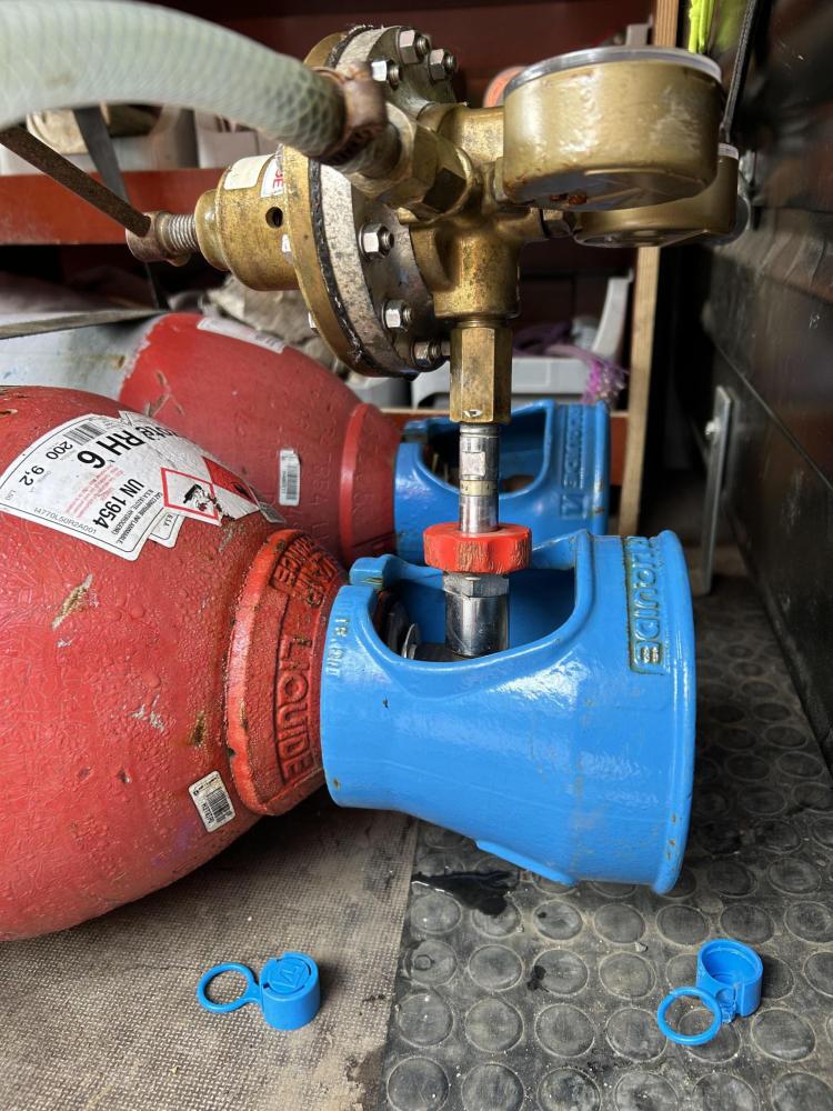 Détendeur pour RH6 gaz traceur